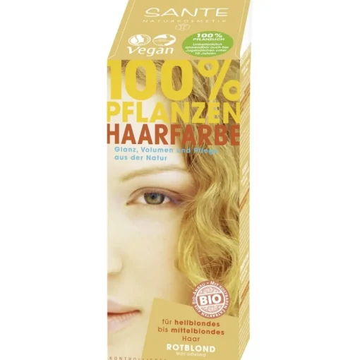 Coloration 100% Pflanzen-Haarfarbe-Pulver von Sante Naturkosmetik