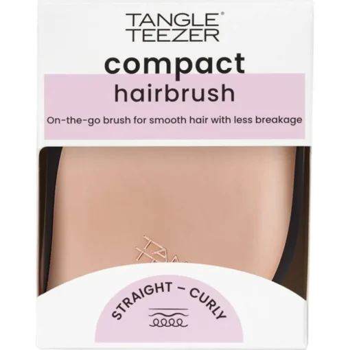 Compact Styler Hairbrush Rose Gold Straight & Curly Hair von Tangle Teezer