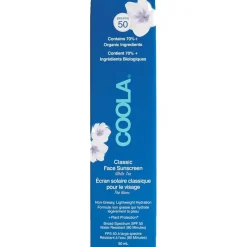 Coola Classic Face Sunscreen SPF 50 White Tea