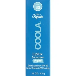 Coola Liplux Sunscreen Organic Lip Balm SPF30 Classic