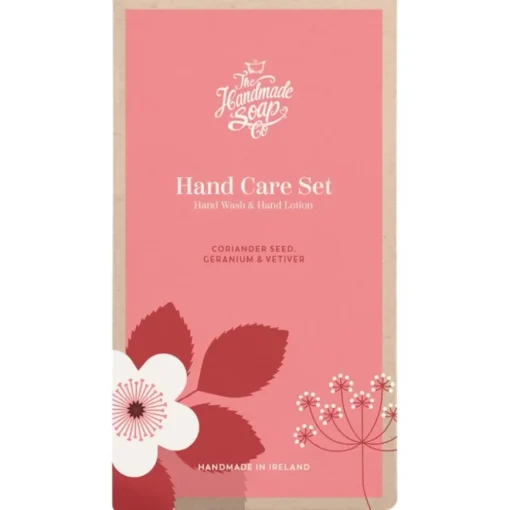 Coriander Seed, Geranium & Vetiver Geschenkset Handseife und Handlotion von The Handmade Soap