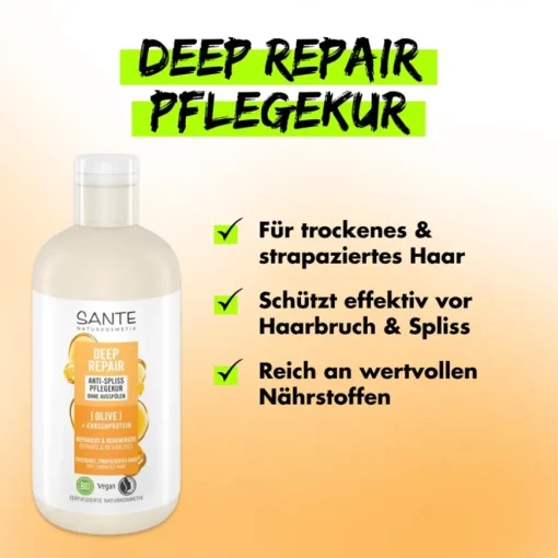 Deep Repair Anti-Spliss Pflegekur von Sante Naturkosmetik