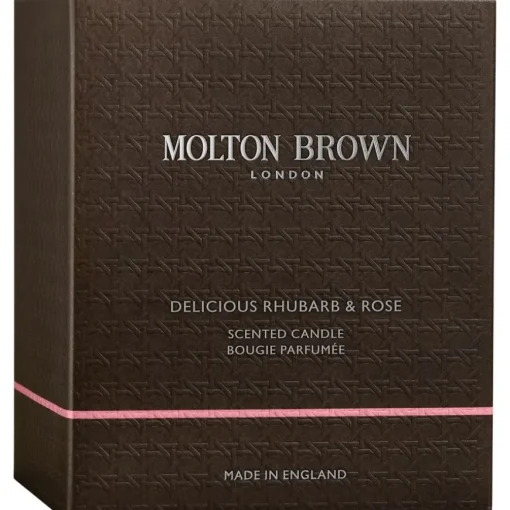 Delicious Rhubarb & Rose Scented Candle von Molton Brown