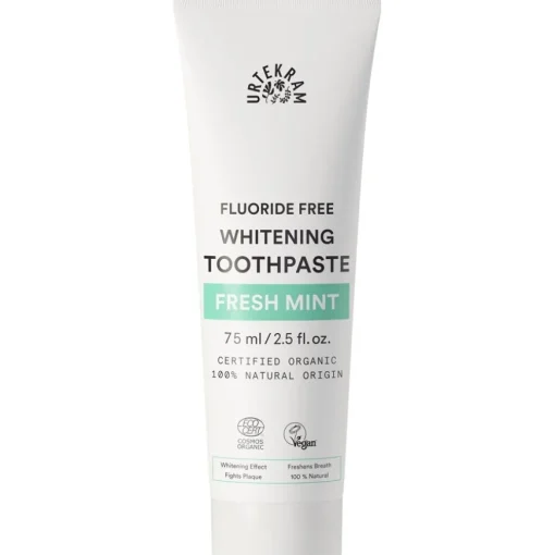 Dental Care Fluoride Free Whitening Toothpaste Fresh Mint von Urtekram