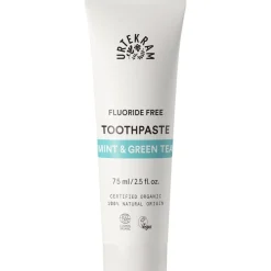 Dental Care Fluoride Free Toothpaste Mint & Green Tea von Urtekram