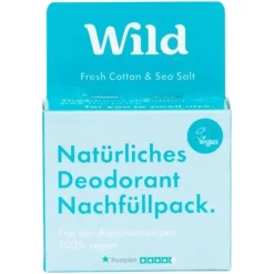Deodorant Refill Fresh Cotton Refill von Wild