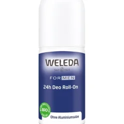 Deodorants For Men 24h Deo Roll-On Zuverlässiger Schutz & belebend-herber Duft ohne Aluminiumsalze von Weleda