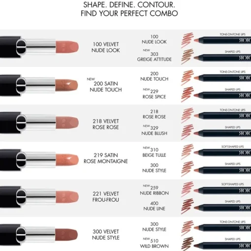 DIOR Rouge Dior Contour Langanhaltender Lippenkontourstift