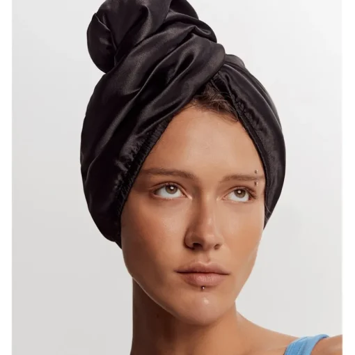 Doppelseitiger Satin-Mikrofaser Haarturban Hair Wrap Satin von GLOV