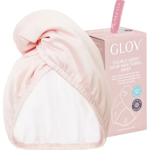 Doppelseitiger Satin-Mikrofaser Haarturban Hair Wrap Satin von GLOV