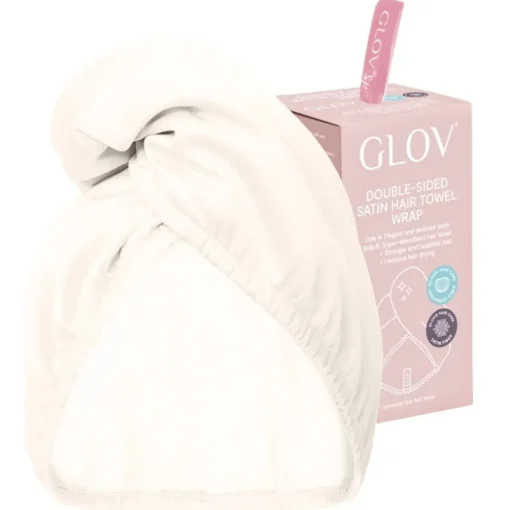 Doppelseitiger Satin-Mikrofaser Haarturban Hair Wrap Satin von GLOV