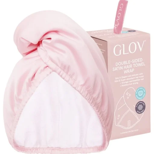 Doppelseitiger Satin-Mikrofaser Haarturban Hair Wrap Satin von GLOV