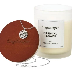 Duftkerzen Schmuckkerze Oriental Flower mit Kette Lebensblume von Engelsrufer