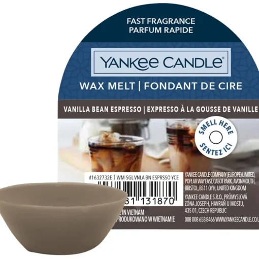 Duftwachs Vanilla Bean Espresso Brown von Yankee Candle