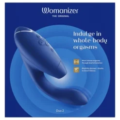 Duo 2 Luxuriöser Dual Stimulator Mit Pleasure Air Technologie Für Die Klitoris Und Vibration Für Den G-Punkt Blueberry von Womanizer