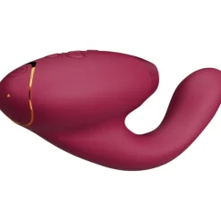Duo 2 Luxuriöser Dual Stimulator Mit Pleasure Air Technologie Für Die Klitoris Und Vibration Für Den G-Punkt Boradeaux von Womanizer