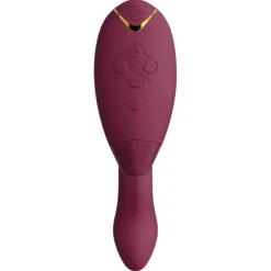 Duo 2 Luxuriöser Dual Stimulator Mit Pleasure Air Technologie Für Die Klitoris Und Vibration Für Den G-Punkt Boradeaux von Womanizer