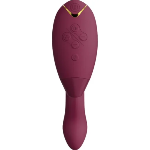 Duo 2 Luxuriöser Dual Stimulator Mit Pleasure Air Technologie Für Die Klitoris Und Vibration Für Den G-Punkt Boradeaux von Womanizer