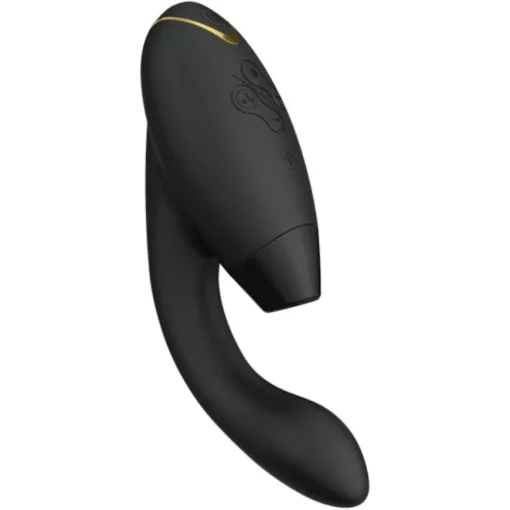 Duo 2 Luxuriöser Dual Stimulator Mit Pleasure Air Technologie Für Die Klitoris Und Vibration für den G-Punkt Black von Womanizer