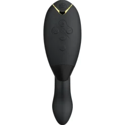 Duo 2 Luxuriöser Dual Stimulator Mit Pleasure Air Technologie Für Die Klitoris Und Vibration für den G-Punkt Black von Womanizer