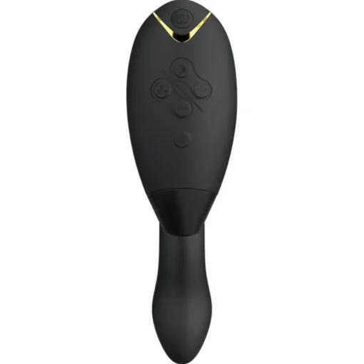 Duo 2 Luxuriöser Dual Stimulator Mit Pleasure Air Technologie Für Die Klitoris Und Vibration für den G-Punkt Black von Womanizer