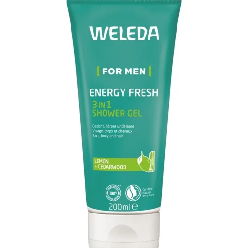 Duschgel For Men Energy Fresh 3in1 Shower Gel Zitrisch-spritziger Duft von Weleda