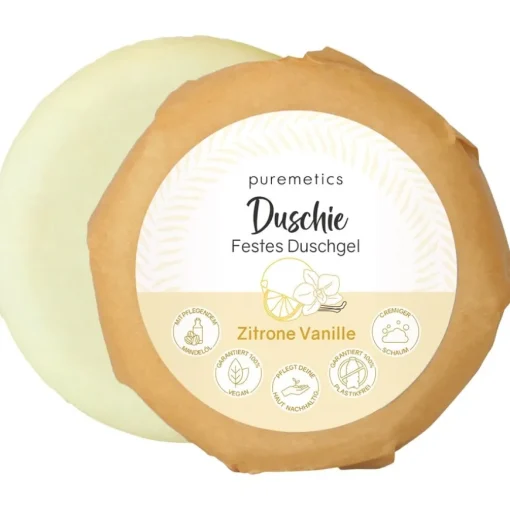 Duschpflege Duschie Zitrone Vanille von puremetics