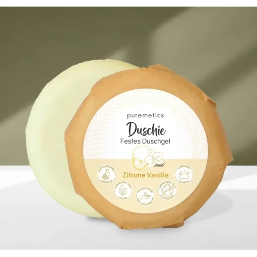 Duschpflege Duschie Zitrone Vanille von puremetics