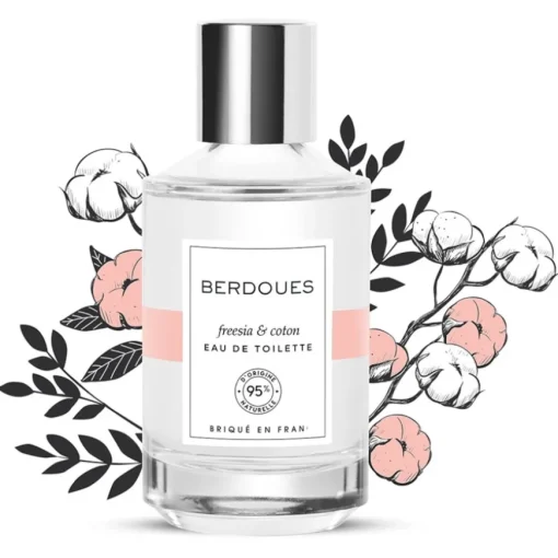 Eau de Toilette 95% Organics Freesia & Coton von Berdoues