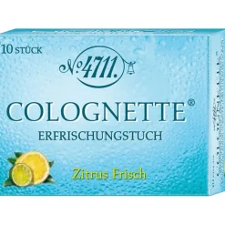 Echt Kölnisch Wasser Erfrischungstücher Zitrus von 4711