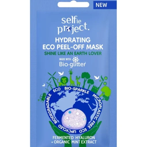 Eco Sparkle #Shine like an Earth Lover Feuchtigkeitsspendende Peel-Off Maske von Selfie Project