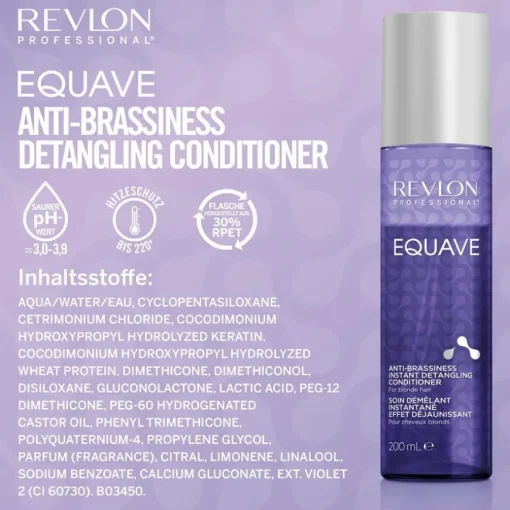Equave Anti-Brassiness Instant Detangling Conditioner von Revlon Professional