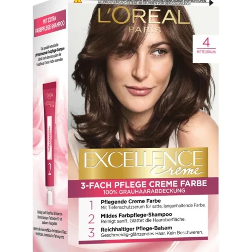 Excellence Creme 3-Fach Pflege Creme Farbe von L’Oréal Paris