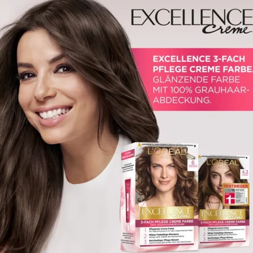 Excellence Creme 3-Fach Pflege Creme Farbe von L’Oréal Paris