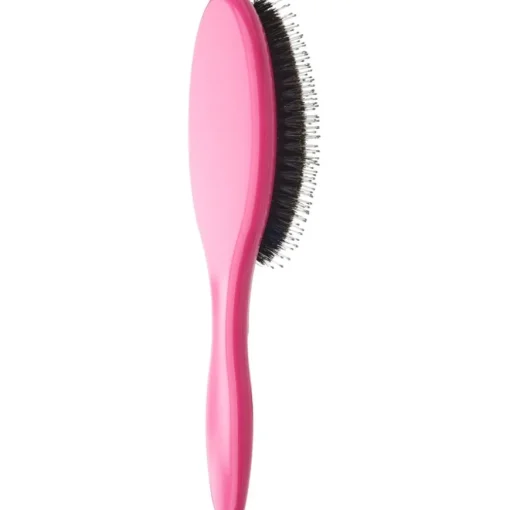 Expert Care Oval Paddelbürste 16-reihig, Pink Mit Wildschwein-/Nylonborsten von Olivia Garden