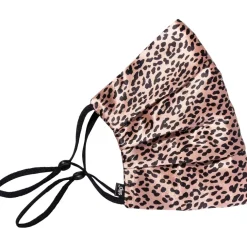 Face Coverings Pure Silk Face Cover Rose Leopard von slip