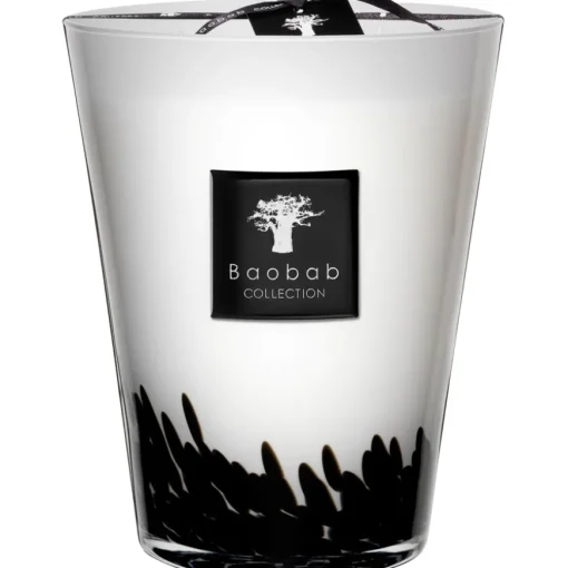 Feathers Duftkerze Feathers Black von Baobab