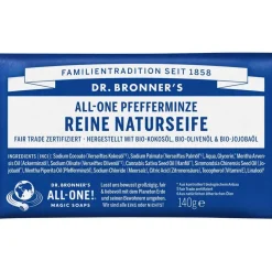 Feste Seifen All-One Pfefferminze Reine Naturseife von Dr. Bronner's
