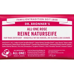 Feste Seifen All-One Rose Reine Naturseife von Dr. Bronner's