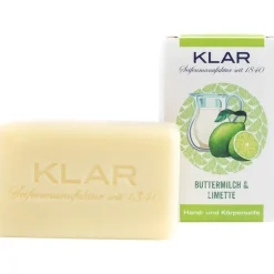 Feste Seifen Buttermilch + Limettenseife von Klar Seifen
