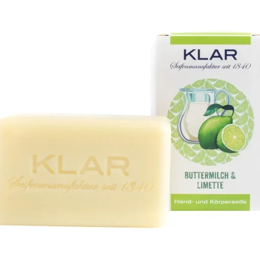 Feste Seifen Buttermilch + Limettenseife von Klar Seifen