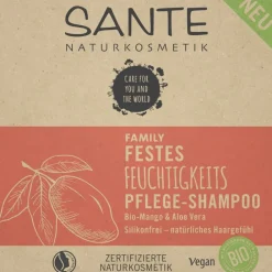 Festes Feuchtigkeits Pflege-Shampoo Bio-Mango & Aloe Vera von Sante Naturkosmetik