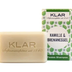 Festes Shampoo Kamille & Brennnessel von Klar Seifen