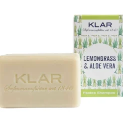 Festes Shampoo Lemongrass & Aloe Vera von Klar Seifen
