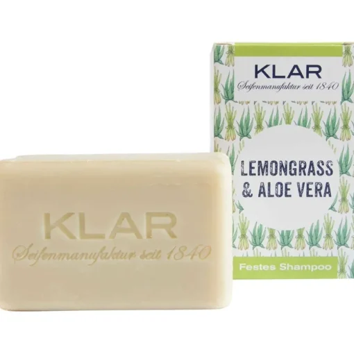 Festes Shampoo Lemongrass & Aloe Vera von Klar Seifen