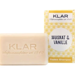 Festes Shampoo Muskat & Vanille von Klar Seifen