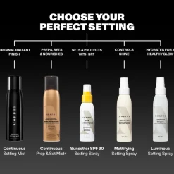 Fixing Spray & Fixierpuder Continous Prep & Set Mist+ von Morphe