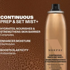 Fixing Spray & Fixierpuder Continous Prep & Set Mist+ von Morphe
