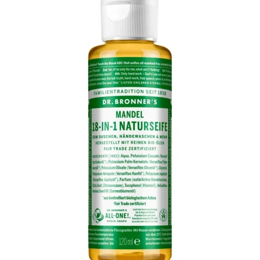 Flüssigseifen Mandel 18-in-1 Naturseife von Dr. Bronner's