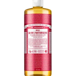 Flüssigseifen Rose 18-in-1 Naturseife von Dr. Bronner's